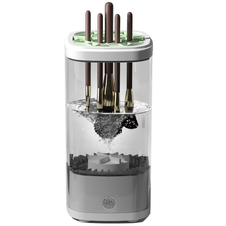 Automatic Electric Makeup Brush Cleaner Machine Automatic Makeup Brush Washer & Holder Quick Efficient for Deep Cleaning (image for) Automatic Electric Makeup Brush Cleaner Machine Automatic Makeup Brush Washer & Holder Quick Efficient for Deep Cleaning